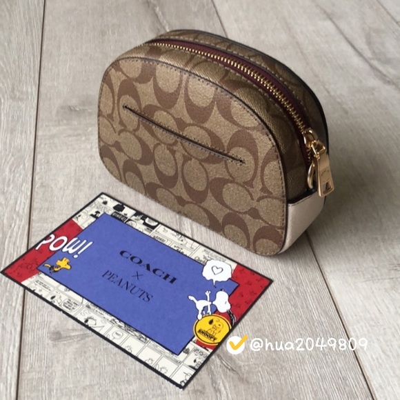 Coach X Peanuts Mini Satchel With Varsity Patches - Picture 9 of 13